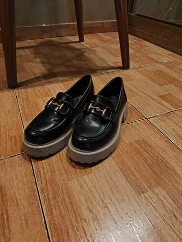 parça mokasinlər: Ölçü: 37, rəng - Qara, İşlənmiş — 2