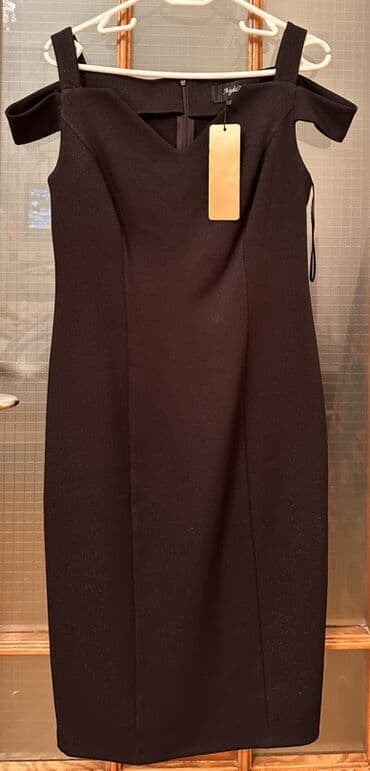 silikon busqalter puş ap: Qara kokteyl/axşam geyimi - Rəng: Qara, yüngül parıltılı faktura - — 4