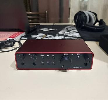 Digər auditexnika: Yeni Fucusrite Scarlett 2i2 4th Gen səs kartı Qeyd: Mən mağaza — 1