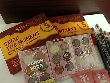 Kosmetik dəst – göz makiyajı və dodaq üçün Məhsullar: - SHEGLAM — 1