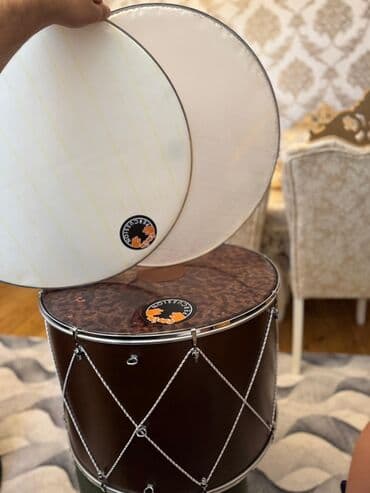 купить пианино в баку: Davul (böyük nağara) – klassik dizaynlı, ağac gövdəli, iki üzlü — 6