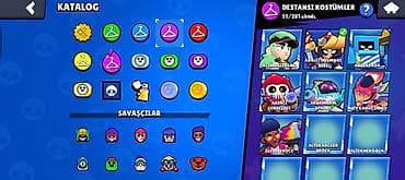 saatlar type 1: Brawl Stars hesabı – yüksək səviyyəli oyun profili - Kupa sayı: 36 — 6