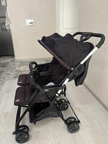 Коляски: Коляска для двойни, Chicco, Б/у, Самовывоз — 1