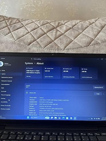 lenovo p1: İşlənmiş Lenovo IdeaPad, 14 ", AMD Ryzen 5, 256 GB, Ünvandan götürmə — 3