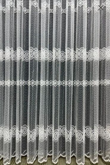 metbex perdeleri 2020: Yeni, Tül, rəng - Ağ, Pulsuz çatdırılma — 2