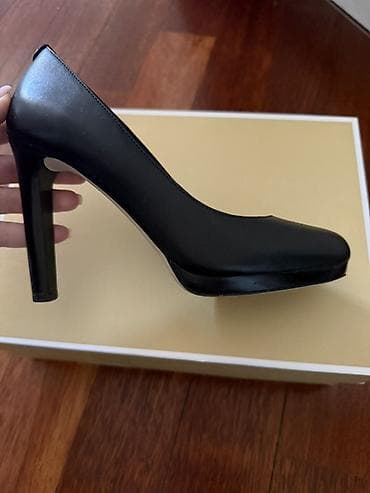 Sabo: Michael Michael Kors qadın klassik qara topuqlu ayaqqabı - Brend — 1