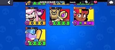qepiye qepik: Brawl Stars hesabı – geniş döyüşçü kolleksiyası və resurslarla Ümumi — 3