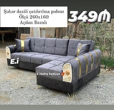 ucuz divan satilir: Künc divan, Yeni, Açılan, Bazalı, Parça, Şəhərdaxili pulsuz çatdırılma — 2