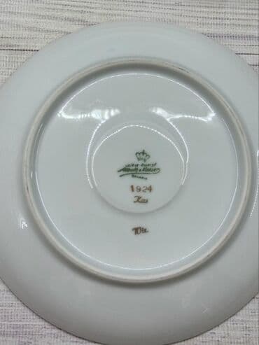 zerif cay: Çay dəsti, Farfor, Reichenbach, Almaniya — 3