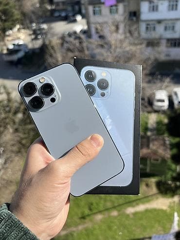 IPhone 13 Pro, 256 GB, Sierra Blue, Simsiz şarj, Face ID, Sənədlərlə — 1