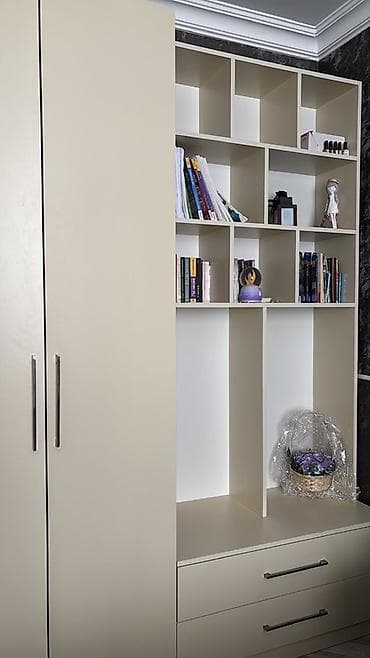 sendivic panel: İşlənmiş, 2 qapılı, Siyirməli, Bej, Digər material, Açılan, Düz dolab — 2