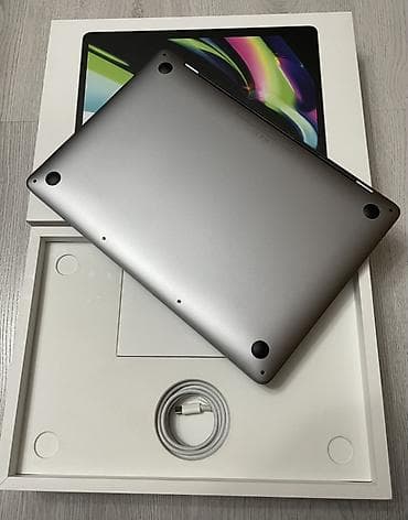 macbook m2 pro: Apple MacBook Pro 13" (Silver)– M2 çipi ilə 95% pil ideal vəziyyətdə — 9