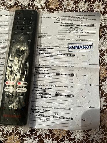 Kronşteynlər: Yeni Televizor Shivaki LED ekran 43" FHD (1920x1080), Ünvandan götürmə — 2