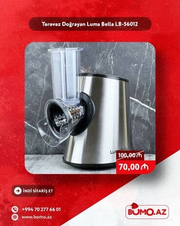 Şəxsi qulluq: 🎄✨ Yeni il ENDİRİMİ! ✨🎄 🔥 Tərəvəz Doğrayan Doğrayıcı Luma Bella — 1