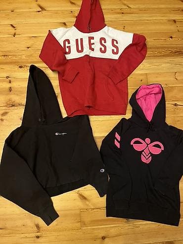 Kapüşonlu sviterlər dəsti 12-13 yaş(S-M) - 3 ədəd orijinal brend