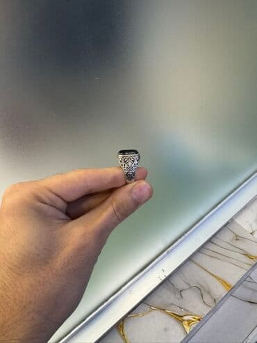 tek qas gumus uzuklerin qiymeti: Üzük, Gümüş — 4