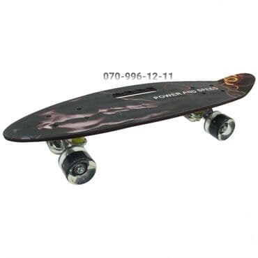 детские самокаты с родительской ручкой: Skateboard Pennyboard Skeytbord, Kaykay, Skeyt və Pennyboardlar🛹 — 1