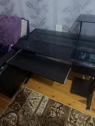 metbext stolu: Düz masa, Polkalı, Siyirməli, Metal — 2