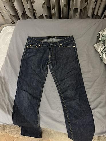 Cinslər: Versace gadın cins şalvarı - Brend: Versace (etiketli) - Material — 4