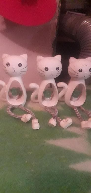 Fiqur, Keramika, rəng - Ağ