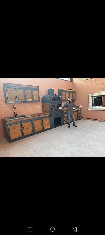 Sifarişlə ofis mebeli: Sifarişlə mətbəx dəsti, Metal — 1