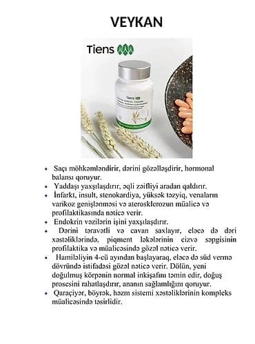 temzo gel nedir: Veykan – Tiens markalı bitki tərkibli kapsullar (flakonda 30 kapsul) — 3