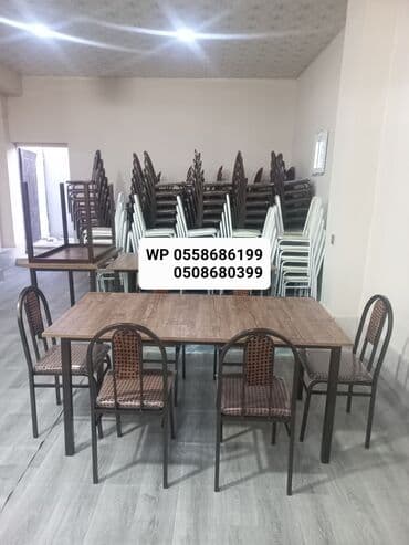 Bağ, çöl masa və oturacaq dəstləri: Yeni, Dördbucaq masa, 4 stul, Açılmayan, Azərbaycan — 6