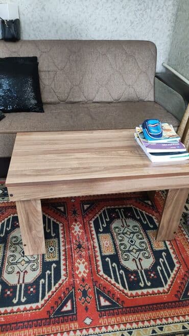 журнальный столик деревянный: Журнальный стол, Ламинат, Прямоугольный стол — 4