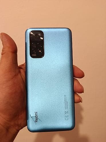 Redmi Note 11, 128 GB, rəng - Göy, Zəmanət, Sensor, Barmaq izi