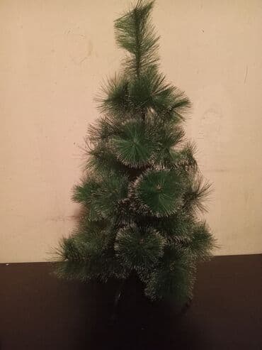 Hədiyyə bağlamaları: Süni şam ağacı - Material: PVC iynəciklər, metal/plastik dayaqlı — 3