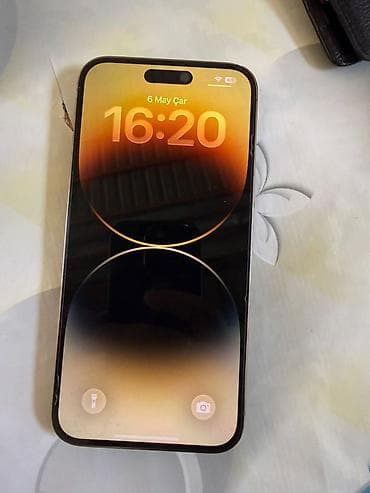 IPhone 14 Pro Max, 256 GB, Qızılı, Face ID