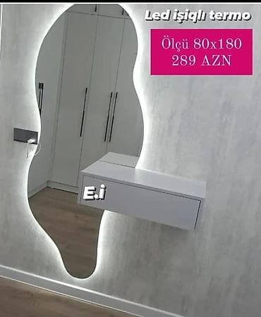 Güzgü Divar üçün, Dekorativ, Arxa işıqlı