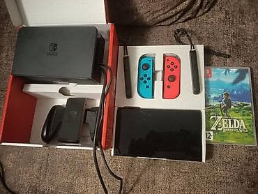 PS5 (Sony PlayStation 5): Nintendo switch oled. Ideal veziyyetdedir. Hec bir problemi yoxdu — 4