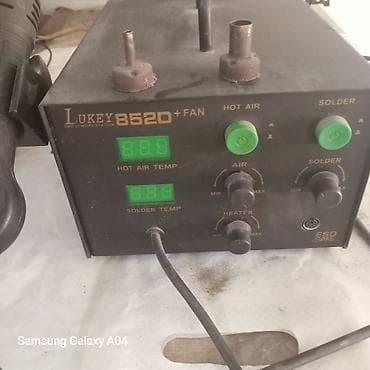 Lukey 852D+ Fan SMD Rework Station Xüsusiyyətlər: - 2-i 1-də — 2