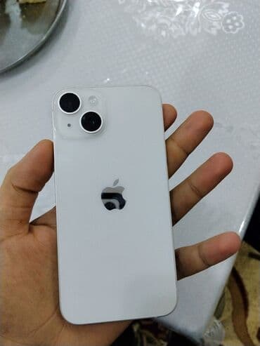 IPhone 14, 128 GB, Ağ, Simsiz şarj, Sənədlərlə, Face ID