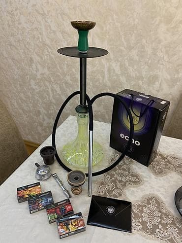 Premium Alpha Hookah Echo nargilə seti Üzərində 1 ədəd saxsı çaşka 1 — 2