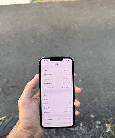 apple macbook: IPhone 13 Pro, 128 GB, Sierra Blue, Zəmanət, Simsiz şarj, Face ID — 4