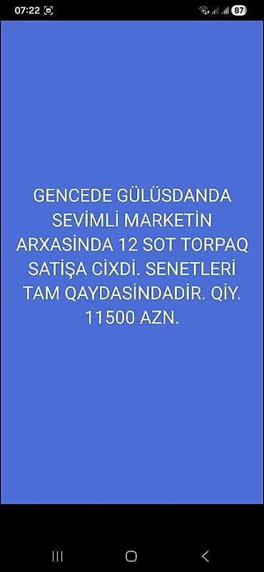 12 sot, Mülkiyyətçi