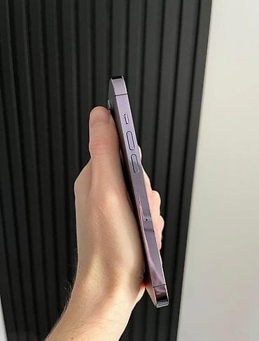iphone se 4 qiymeti: IPhone 14 Pro, 256 GB, Deep Purple, Zəmanət, Simsiz şarj, Face ID — 3