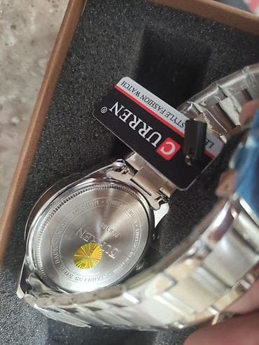 Smart qolbaqlar: Qol saatı, Curren, rəng - Gümüşü — 4