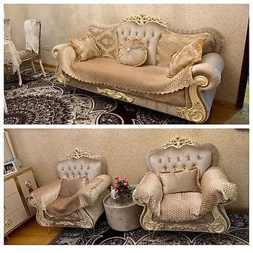 İşlənmiş, Divan, 2 kreslo