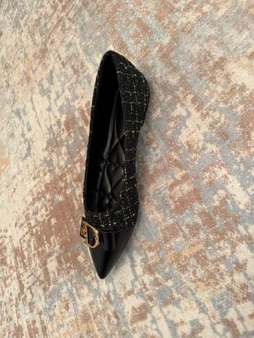 tangetka ayaqqabi: Baletkalar, Ölçü: 42, rəng - Qara, Yeni — 2