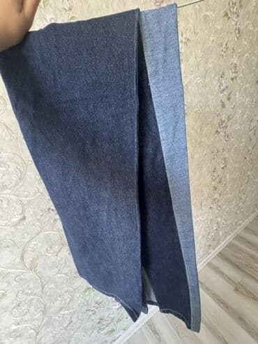 женские юбки шотландки: Qadın geyim dəsti – 4 məhsul 1) Tünd mavi denim ətək - Parça: klassik — 1