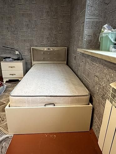 Yeni, Təknəfərlik çarpayı, Bazalı, Matras ilə, Siyirməsiz