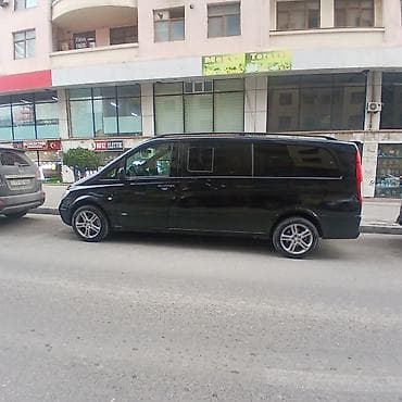 ucuz raf: Mercedes-Benz Vito qaraj tipli miniven - Korpus: qara rəng, uzadılmış — 2