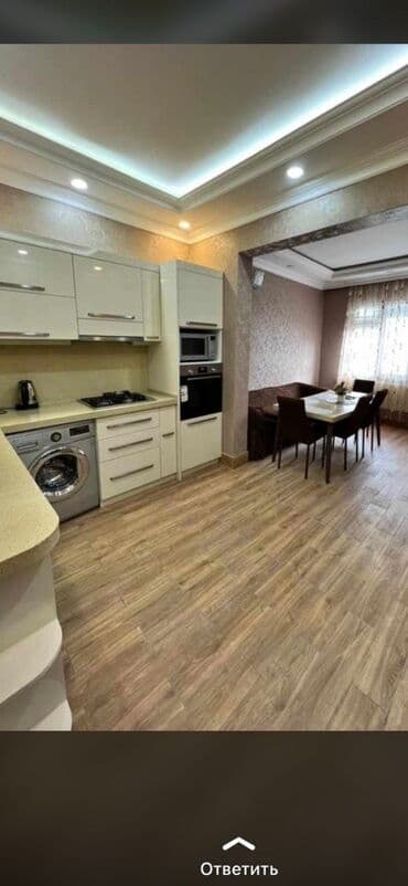 sarayda kiraye: Tam mebellı mənzil – geniş və işıqlı - Zövqlə dizayn edilmiş zal — 5