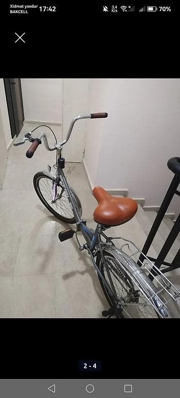 focus velo: Stels Pilot 230 şəhər/krüizer tipli velosiped - Rəng: boz-gümüş — 2