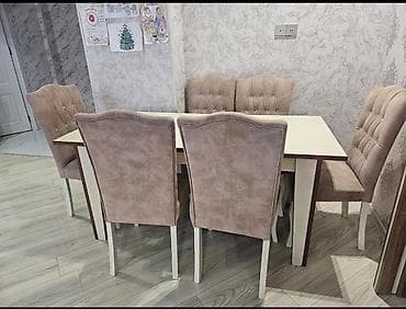 stoll: ✔️350 man(Xırdalan). Açılmayan masa dəsti. 6 stul ilə. Təcili evden — 1