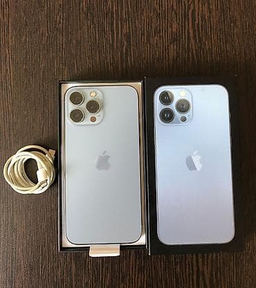 processor core i7: IPhone 13 Pro Max, 128 GB, Sierra Blue, Face ID — 1