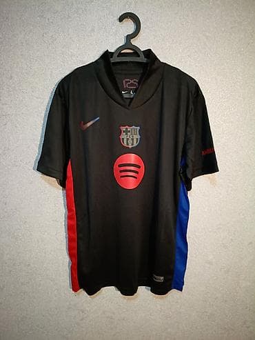 Futbolkalar: Futbolka, Nike, L, rəng - Qara — 1